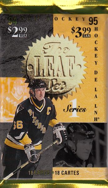 1994-95 The Leaf Set Series 1 JUMBO Hockey Pack